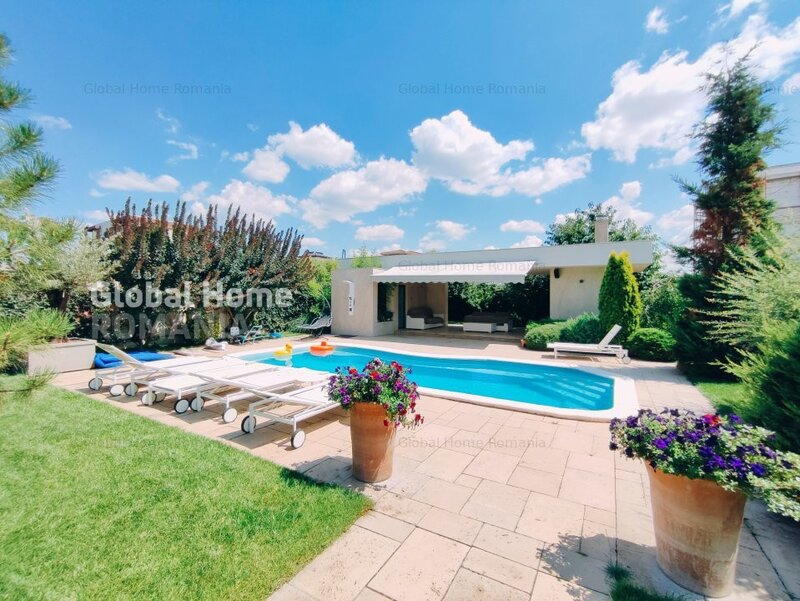 Sisesti Vila piscina - garaj - teren 1500mp  mobilata si utilata premium